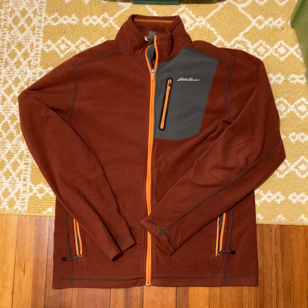 Eddie Bauer fleece cloud zip up